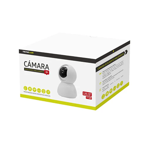 CÁMARA SEGURIDAD EXTERIOR TECNOLAB WIFI 360° FULL HD 1080P SMART