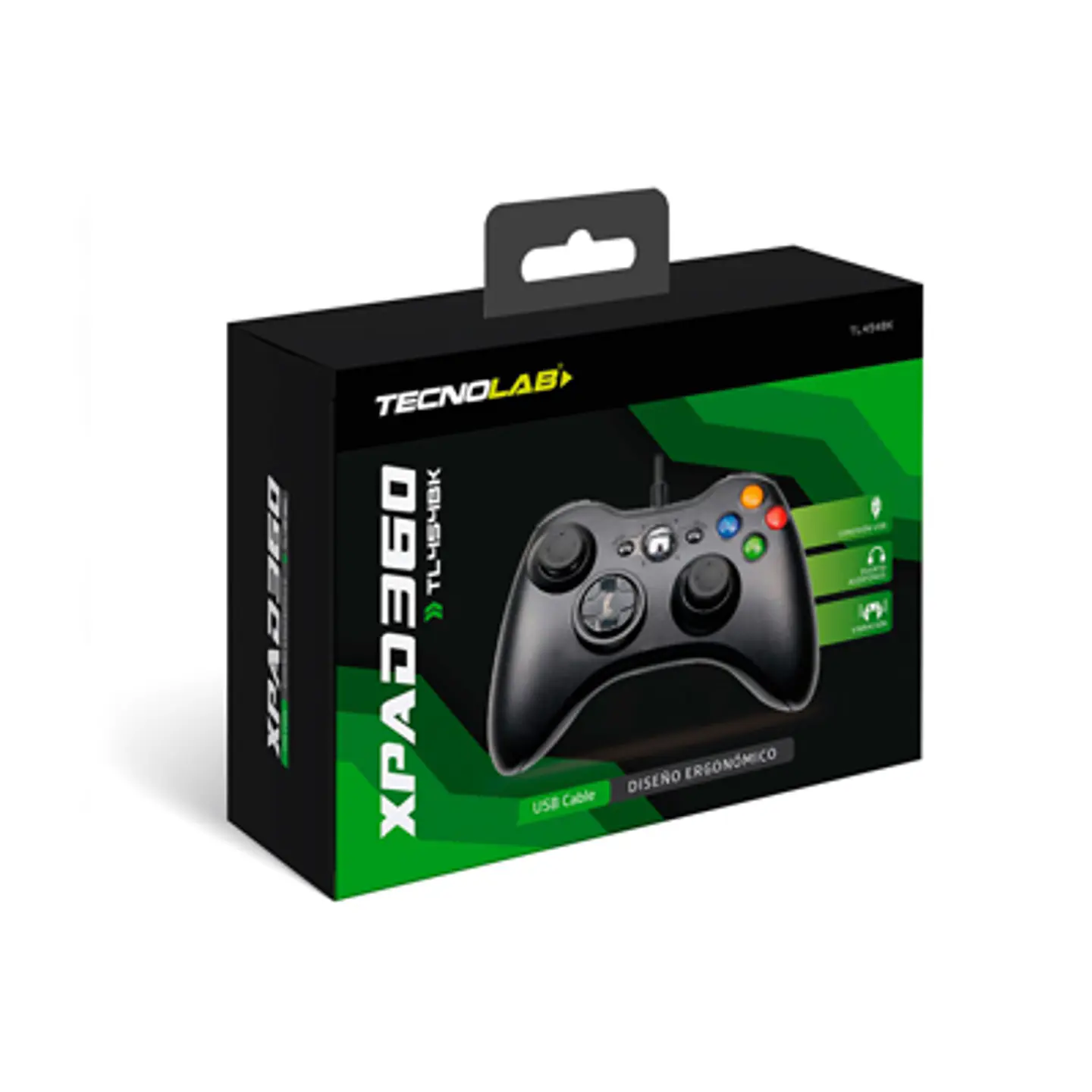 CONTROL PARA XBOX 360 CON CABLE 2