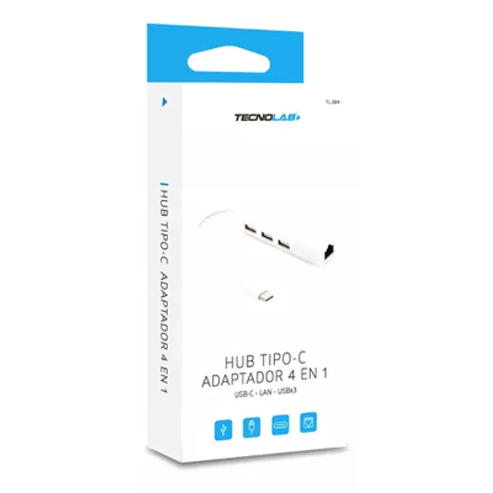 HUB USB-C 3XUSB 2.0 TECNOLAB 1