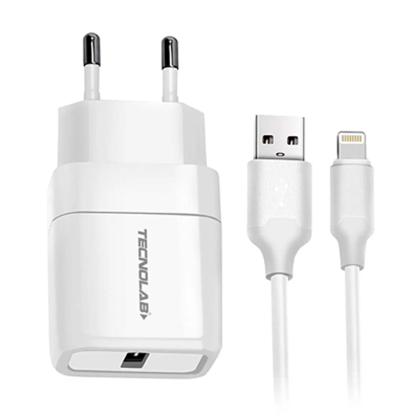 CARGADOR CELULAR QC3.0 CON CABLE LIGHTNING 18W 1