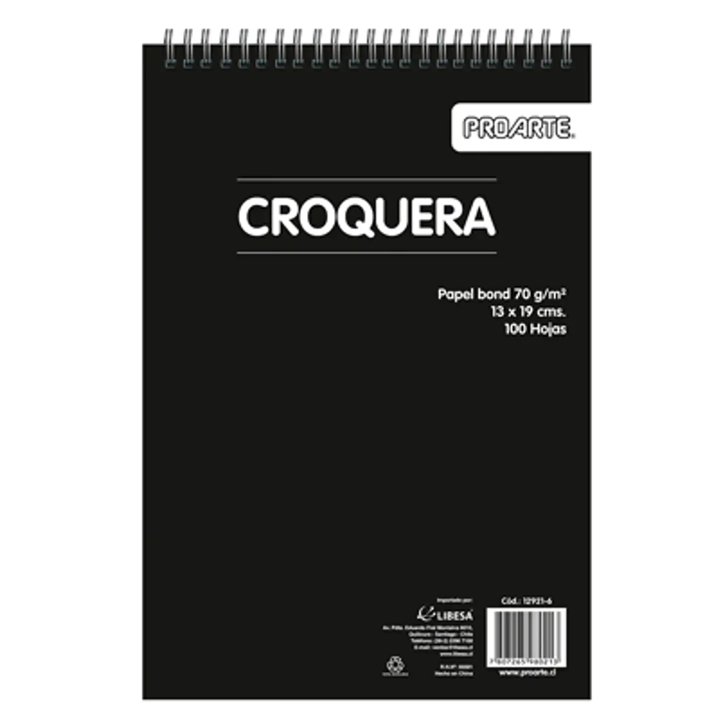 CROQUERA PROARTE 13X19 CM – 100 HOJAS PARA TUS CROQUIS CREATIVOS 1