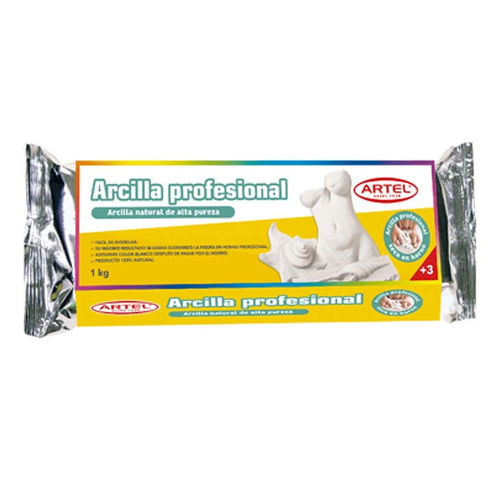 ARCILLA PROFESIONAL ARTEL BLANCA 1 KILO