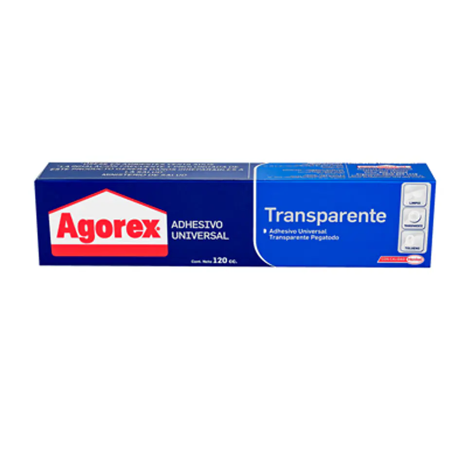 ADHESIVO DE CONTACTO AGOREX 60 TRANSPARENTE 120 G 2