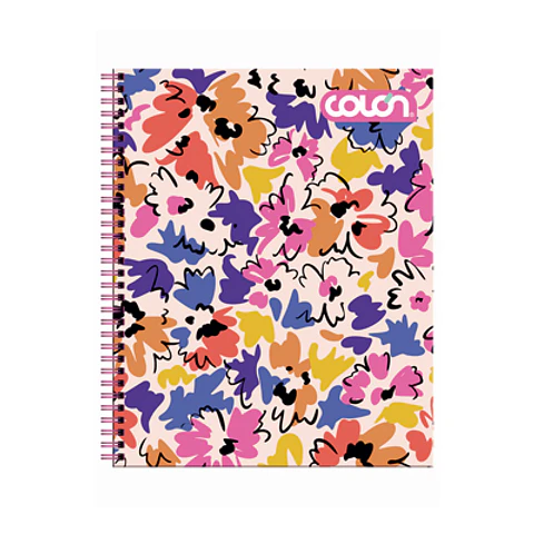 CUADERNO UNIVERSITARIO 100 HJS FEMINA COLÓN - DIFERENTES DISEÑO FEMENINOS