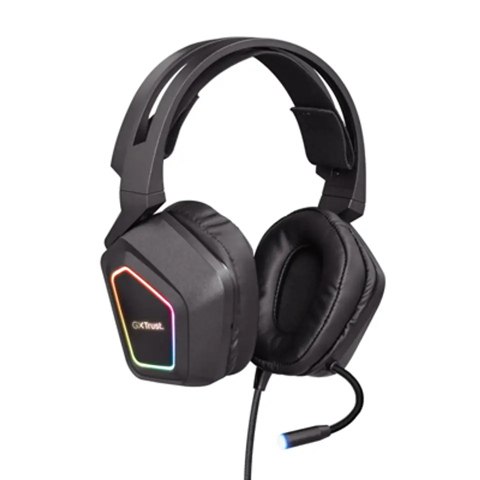 AUDÍFONOS GAMER TRUST GXT 450 BLIZZ RGB 7.1 SURROUND 1