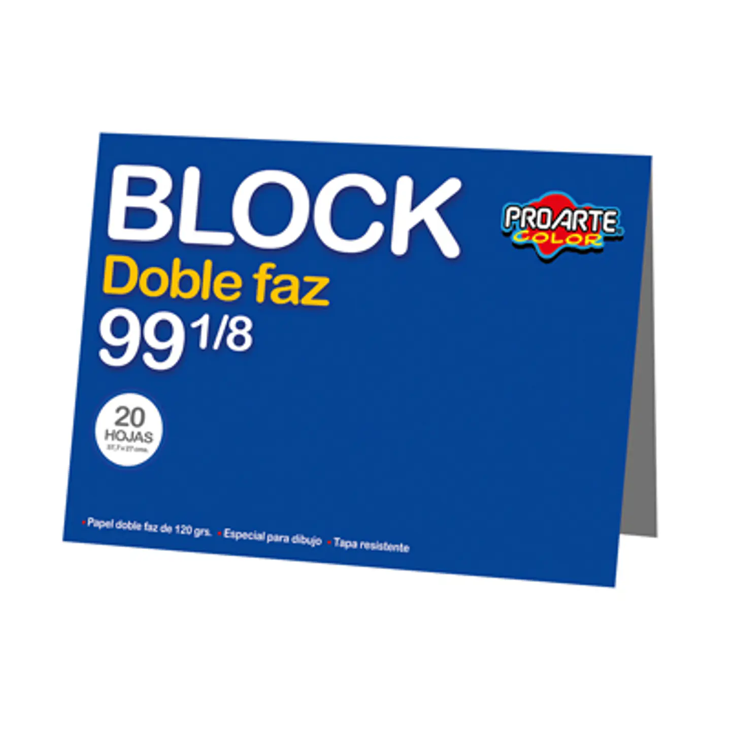BLOCK DIBUJO PROARTE 99 1/8 37.7x27CM: CREATIVIDAD EN DOBLE FAZ 1