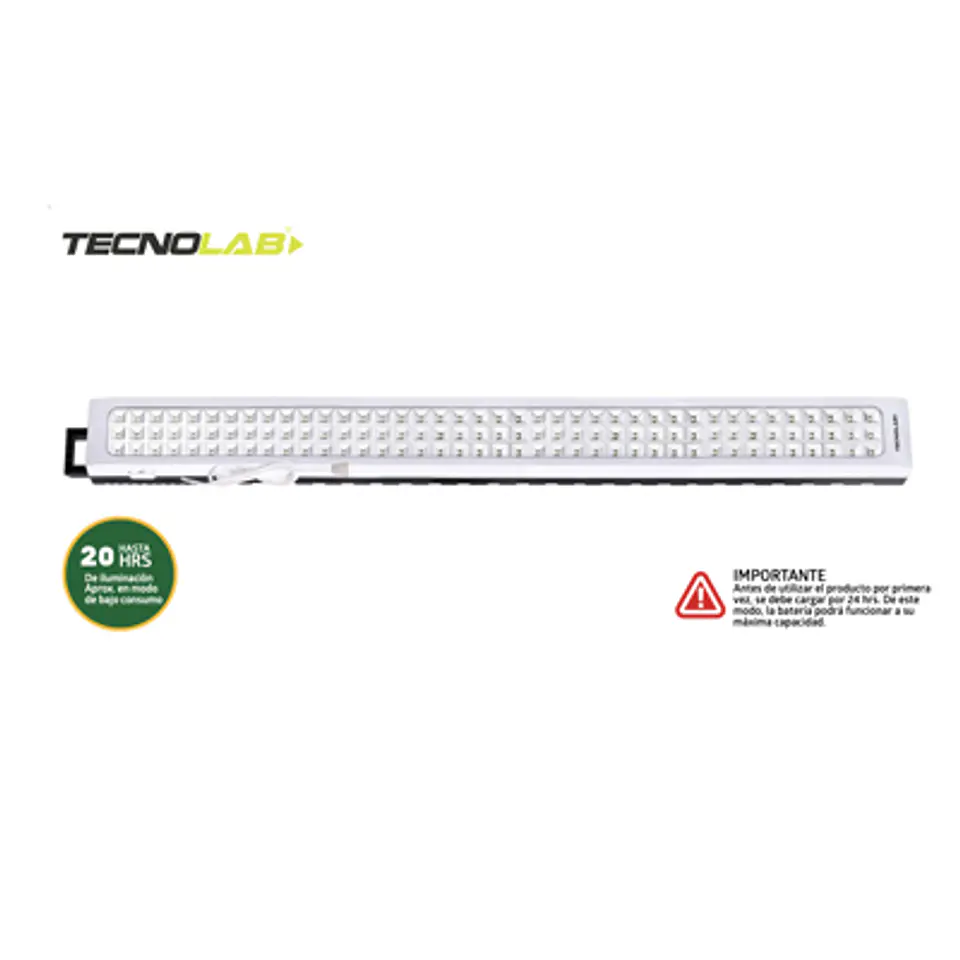 LÁMPARA DE EMERGENCIA 120 LED RECARGABLE: LUZ INTENSA Y SEGURA 2