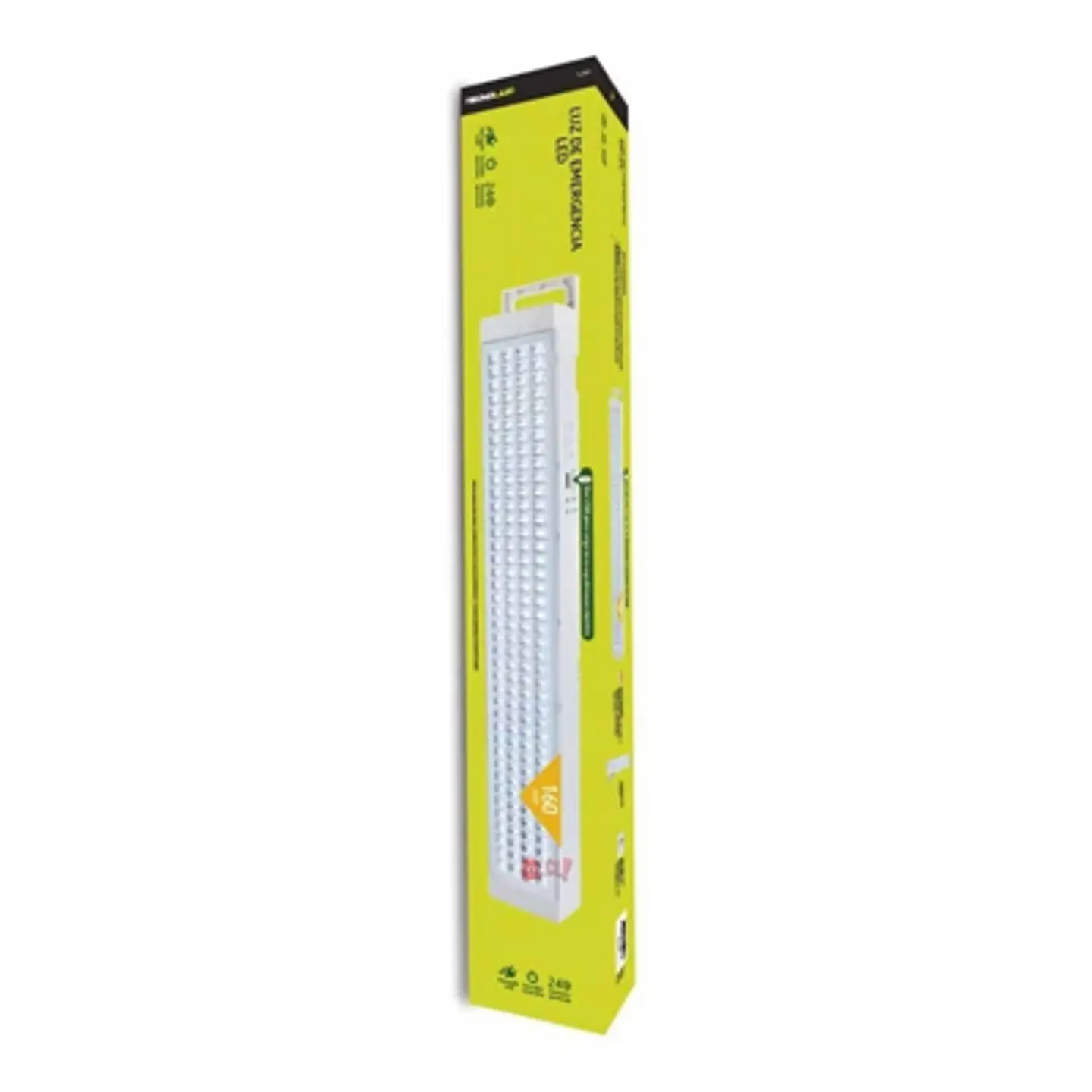 LÁMPARA DE EMERGENCIA 160 LED RECARGABLE: LUZ DE ALTA POTENCIA 1