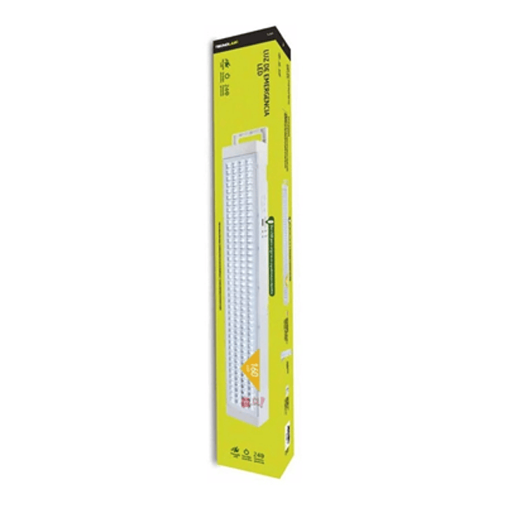 LÁMPARA DE EMERGENCIA 160 LED RECARGABLE: LUZ DE ALTA POTENCIA 1