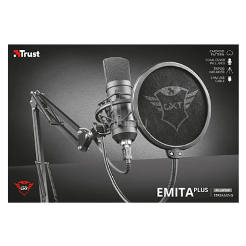MICRÓFONO TRUST GXT 252+ EMITA PLUS: SONIDO PROFESIONAL USB
