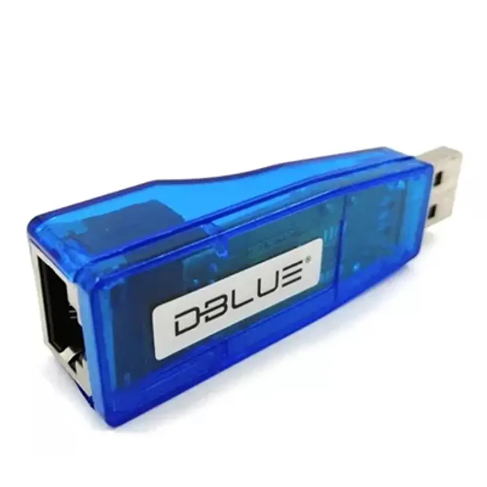 ADAPTADOR DE RED DBLUE USB 2.0: CONECTIVIDAD RÁPIDA Y PRÁCTICA 2