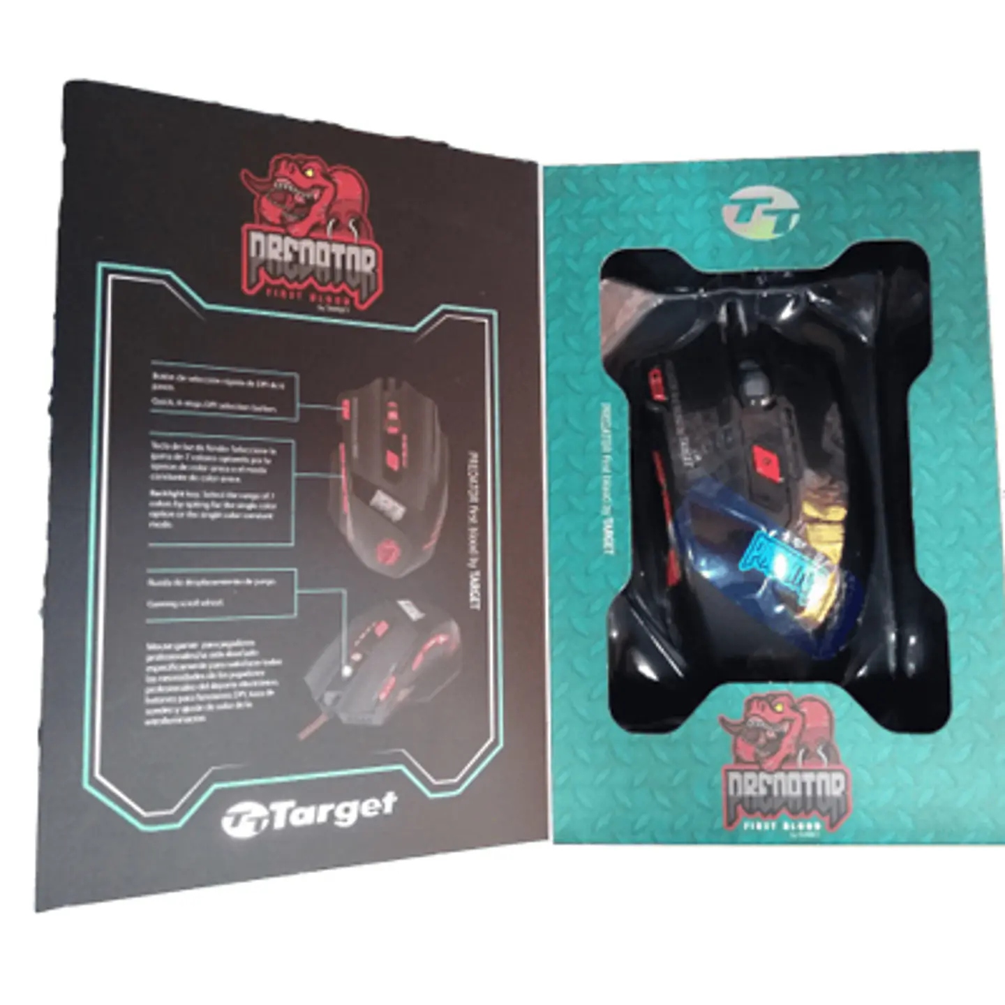 MOUSE TARGET GAMER ETHON USB: PRECISIÓN Y PERSONALIZACIÓN RGB 2