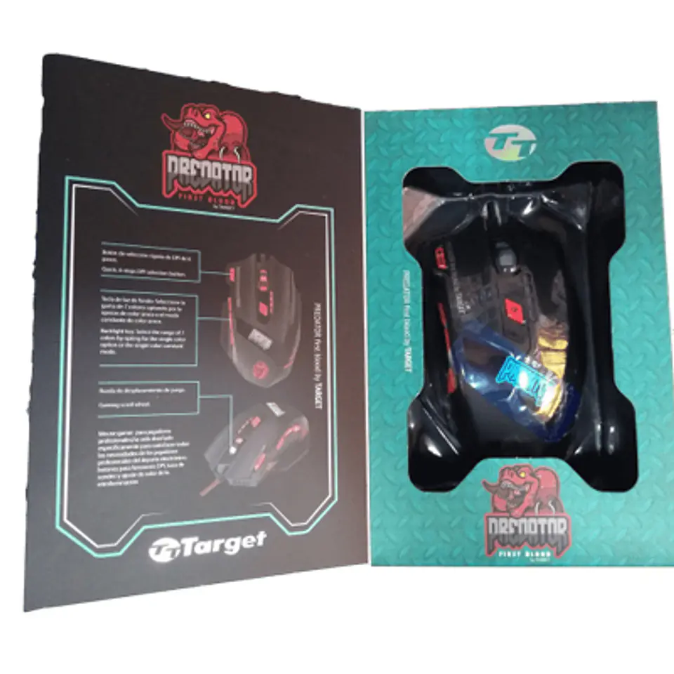MOUSE TARGET GAMER ETHON USB: PRECISIÓN Y PERSONALIZACIÓN RGB 2
