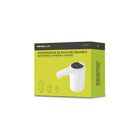 DISPENSADOR AUTOMÁTICO DE AGUA: RECARGABLE Y FÁCIL DE USAR