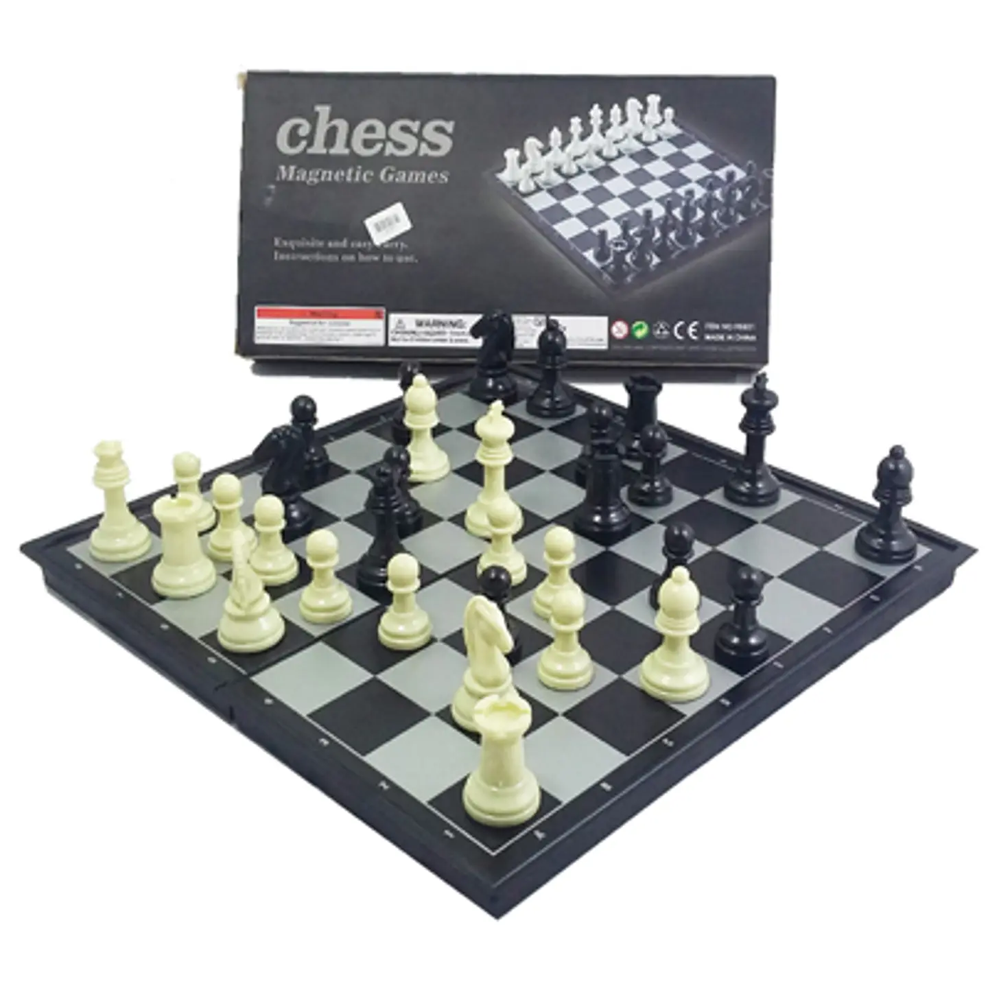 TABLERO DE AJEDREZ MAGNÉTICO 33X33CM: ELEGANCIA Y ESTRATEGIA 1