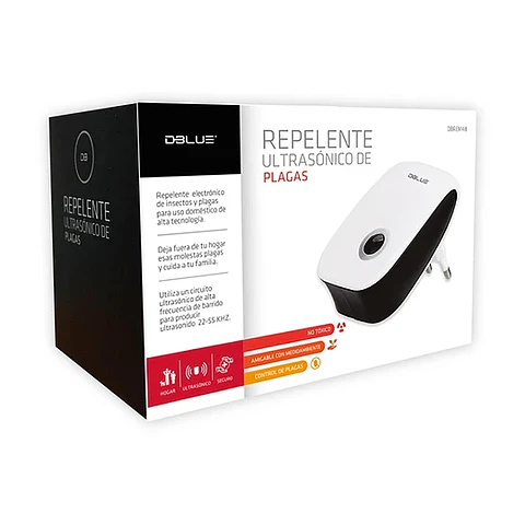 REPELENTE ULTRASÓNICO DBLUE: SEGURIDAD CONTRA INSECTOS Y PLAGAS