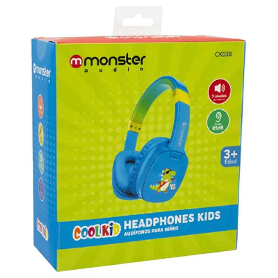 AUDÍFONOS MONSTER KIDS: DISEÑO SEGURO Y SONIDO PARA NIÑOS 2