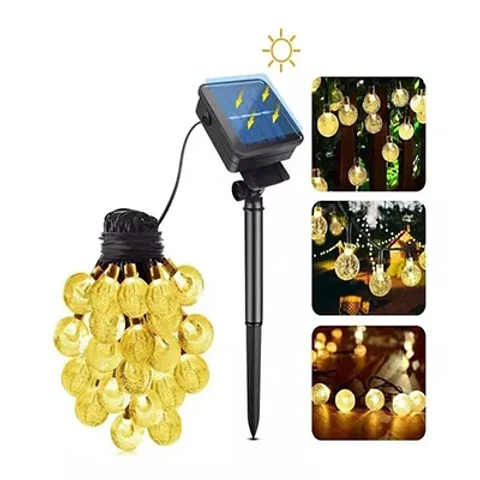GUIRNALDA SOLAR LED IMPERMEABLE DOMA: LUZ DECORATIVA DURADERA
