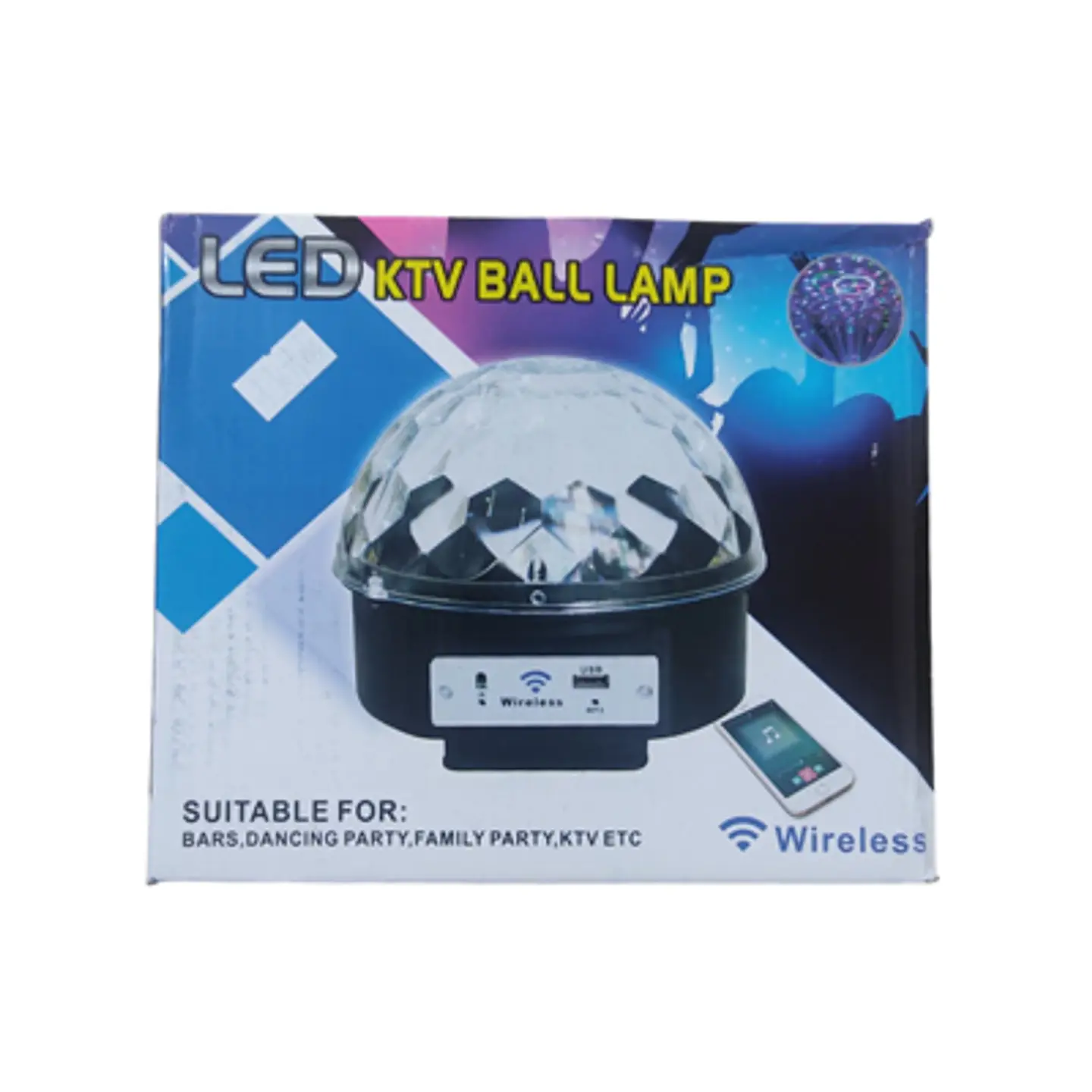 LED KTV BALL LAMP: LUZ RGB PARA FIESTAS Y EVENTOS 1