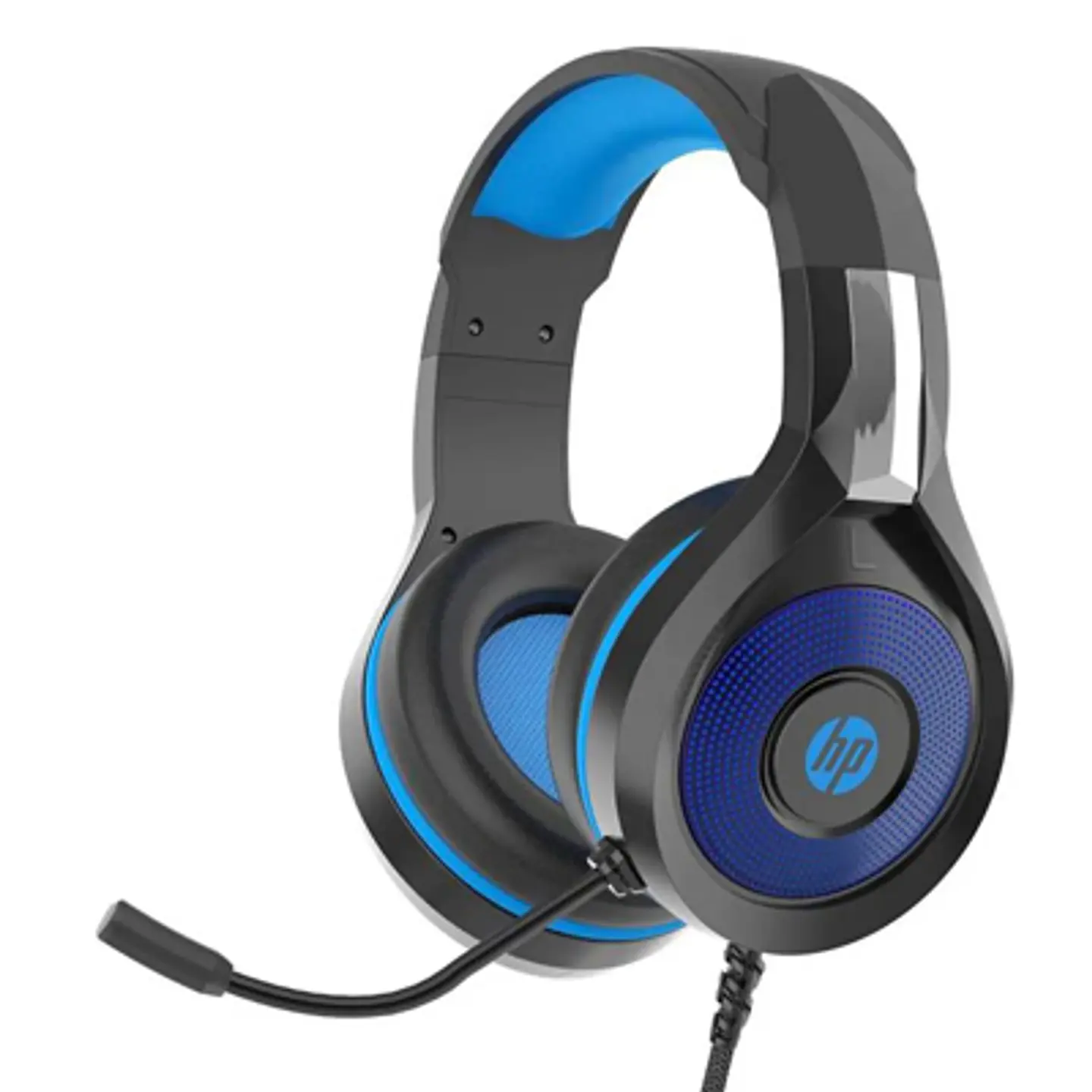 HEADSET DHE-8010 HP: SONIDO ESTÉREO Y DISEÑO CON LED AZUL 2