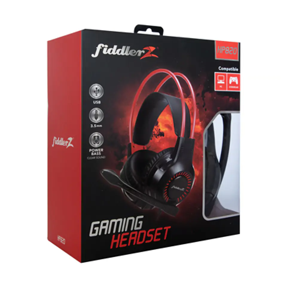 AUDÍFONOS GAMER FIDDLER Z: SONIDO POTENTE Y DISEÑO ERGONÓMICO 1
