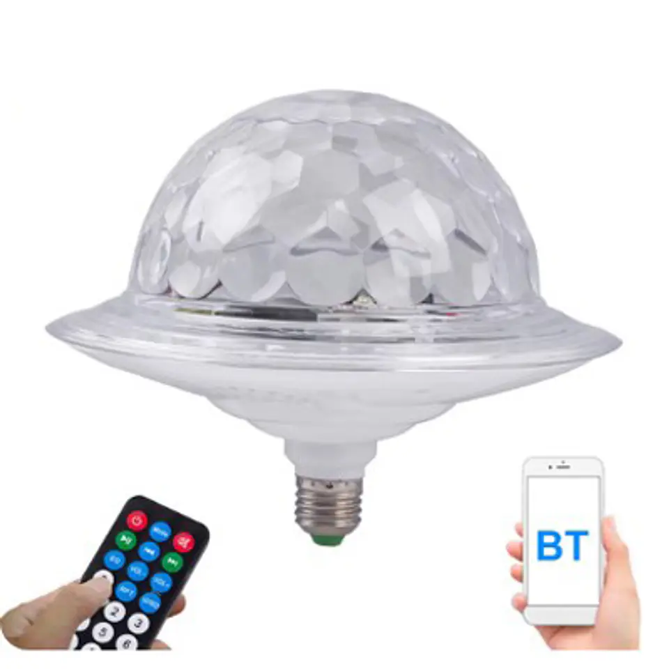 AMPOLLETA LED BLUETOOTH: MÚSICA Y LUZ RGB 2