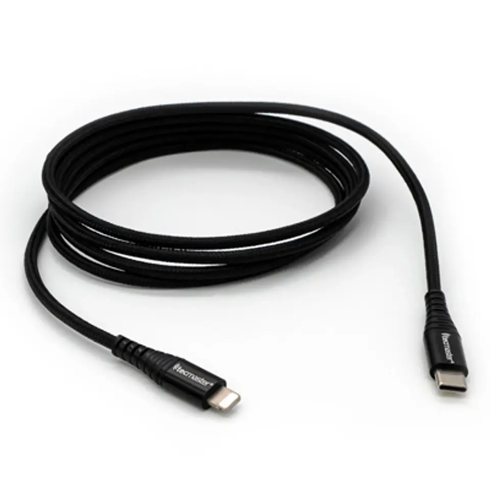CABLE TIPO C A LIGHTNING TECMASTER: CERTIFICADO Y REFORZADO 2