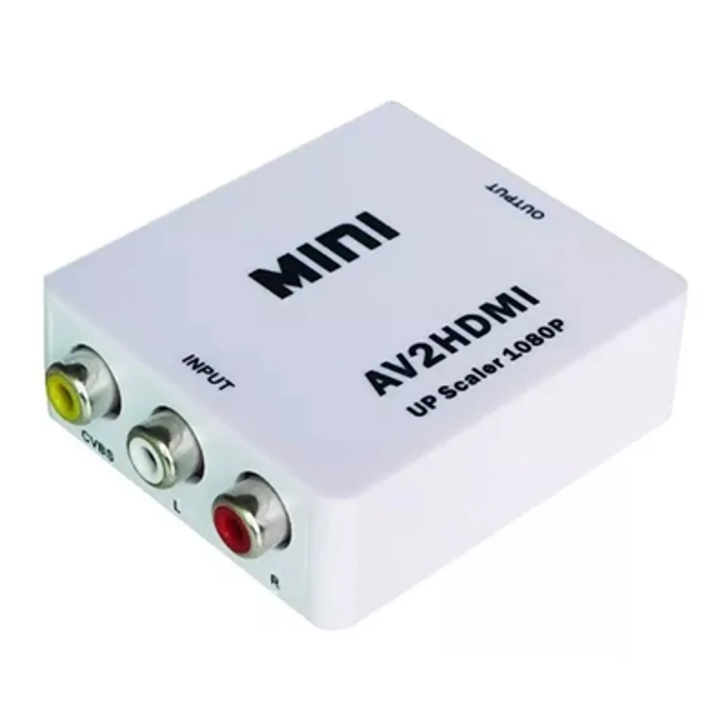 CONVERTIDOR RCA A HDMI 1080P: CALIDAD FULL HD, PLUG & PLAY 1