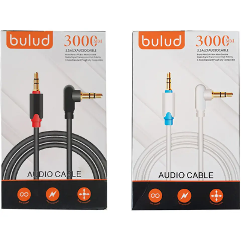 CABLE AUDIO PLUG 3.5 M/M 3MT BULUD: CALIDAD Y DURABILIDAD 1