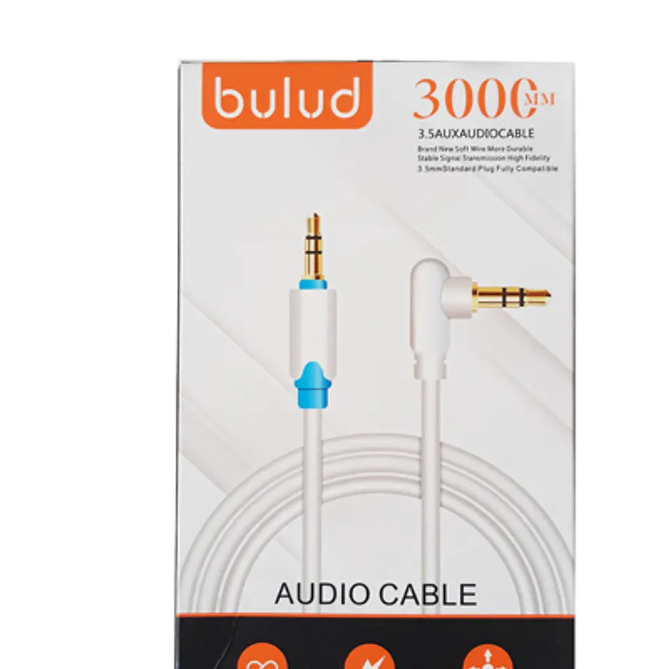 CABLE AUDIO PLUG 3.5 M/M 3MT BULUD: CALIDAD Y DURABILIDAD 2