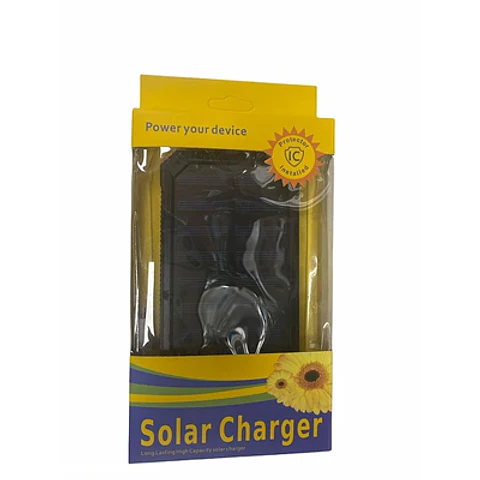CARGADOR SOLAR: POWERBANK DE 8000 MAH PORTÁTIL