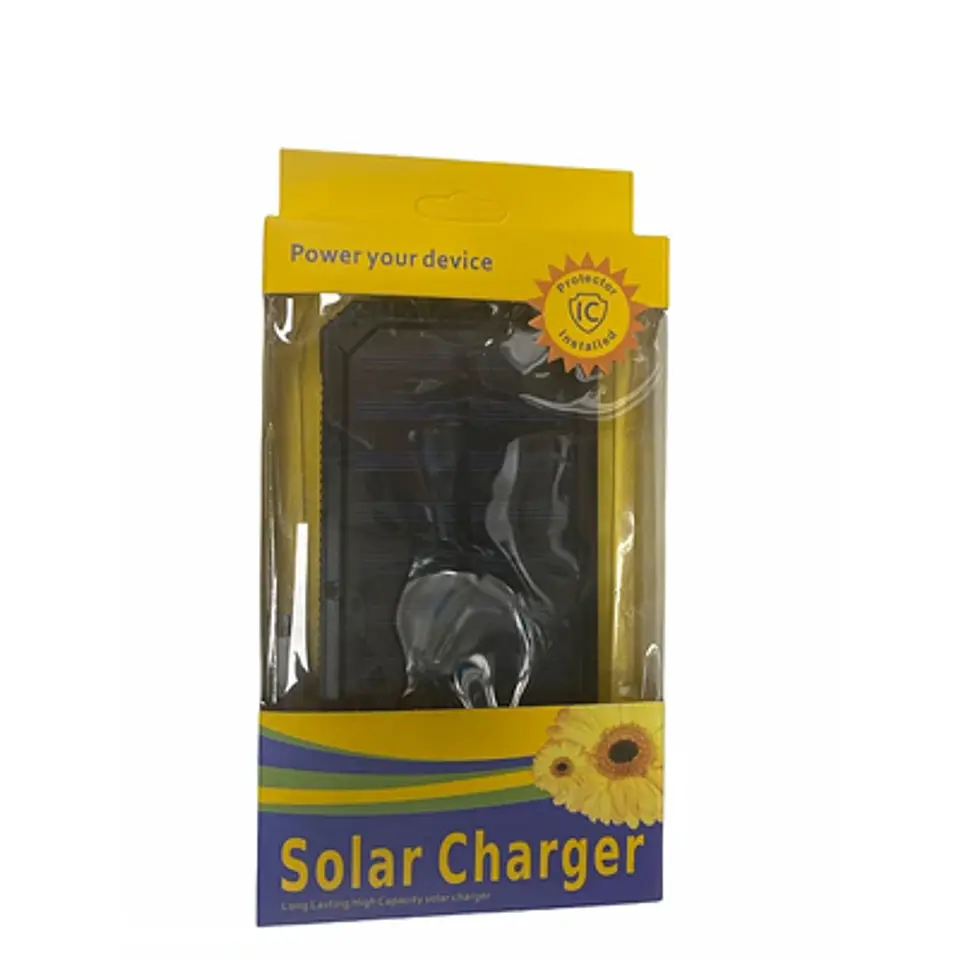 CARGADOR SOLAR: POWERBANK DE 8000 MAH PORTÁTIL 1