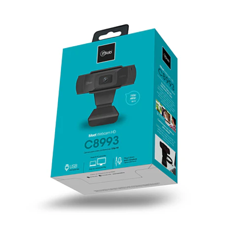 WEBCAM HD 720P MLAB, PLUG & PLAY CON MICRÓFONO REDUCCIÓN DE RUIDO