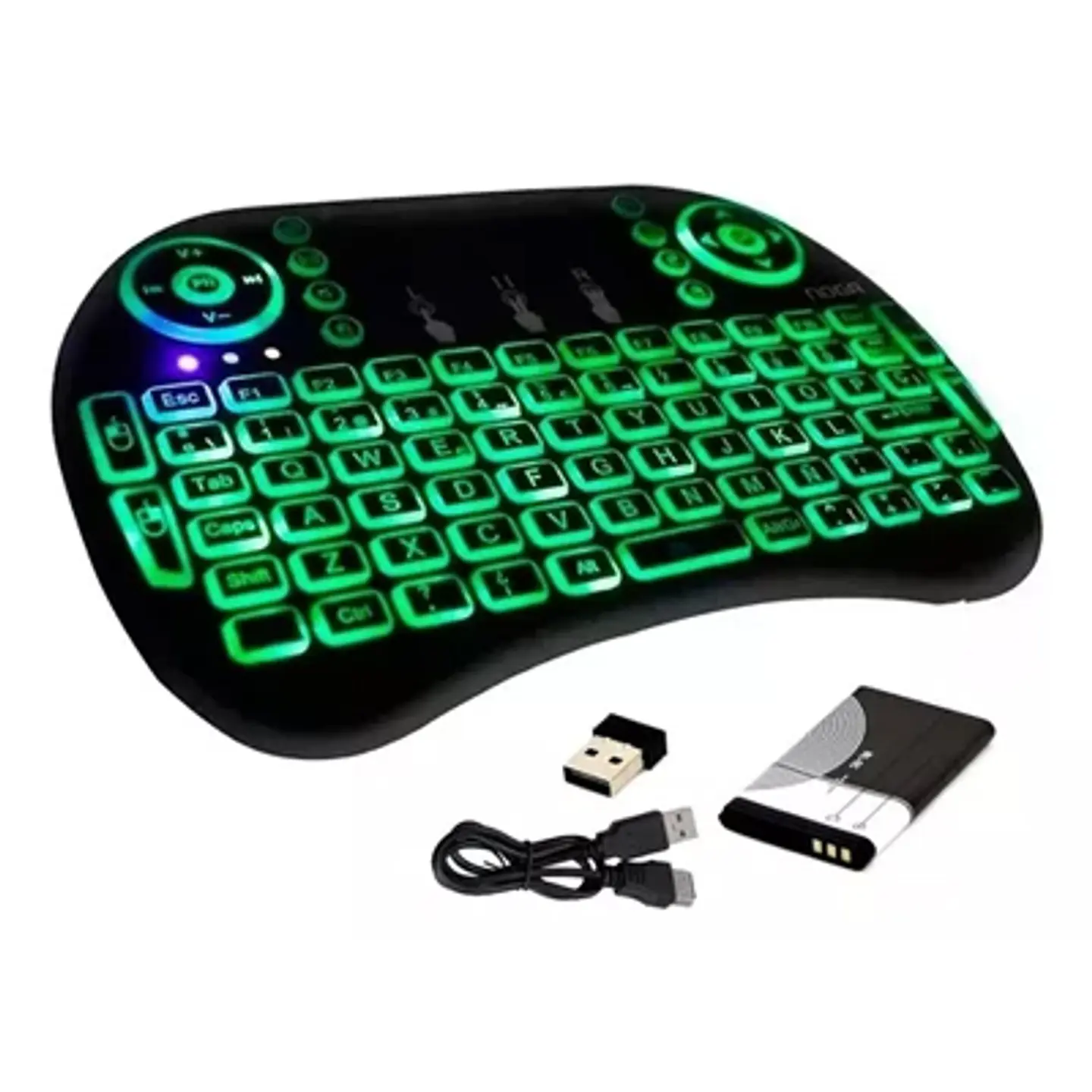 MINI TECLADO WIRELESS RGB TOUCHPAD PARA TV Y PC 2