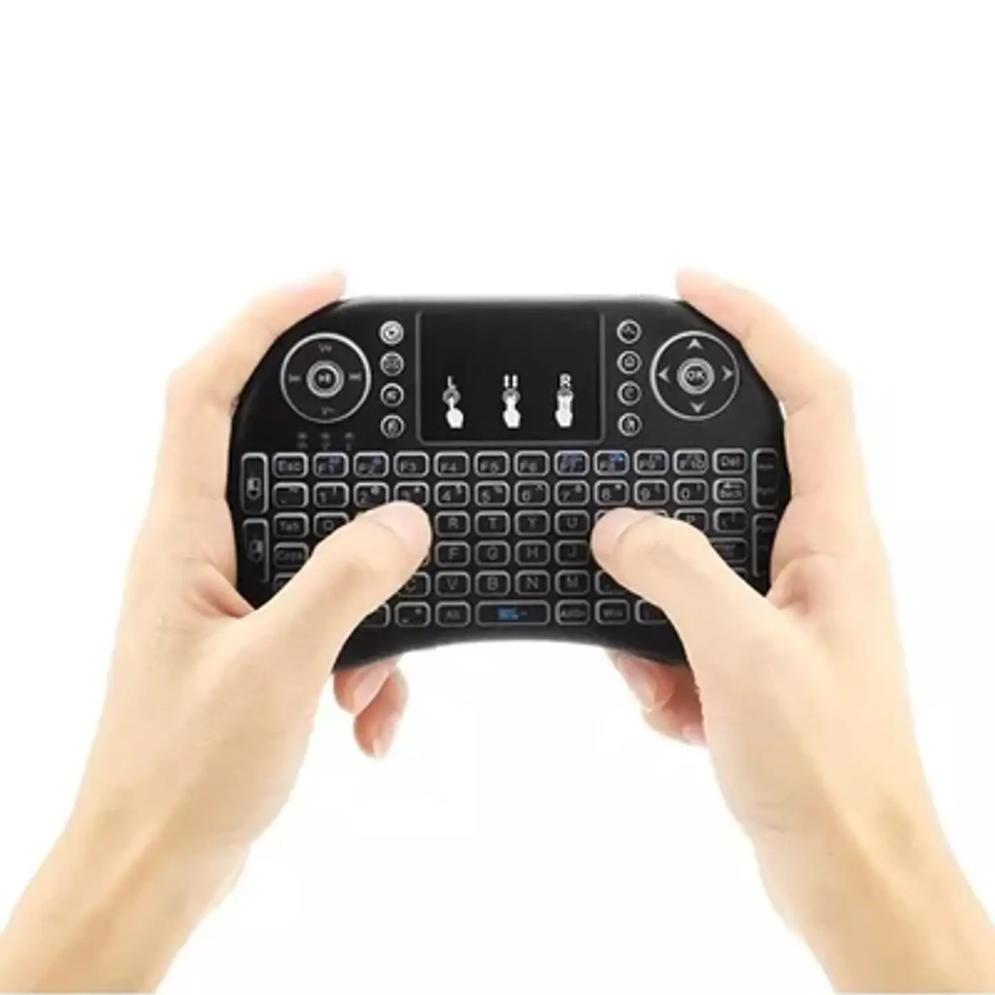 MINI TECLADO WIRELESS RGB TOUCHPAD PARA TV Y PC 3