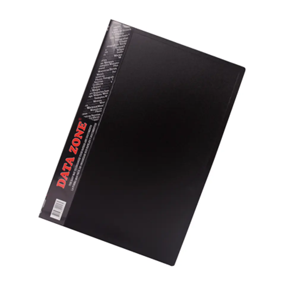 CARPETA CON FUNDA DATA ZONE OFICIO, NEGRA Y RESISTENTE 1