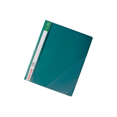 CARPETA VINIL A4 DATA ZONE VERDE, DURABLE Y PIGMENTADA
