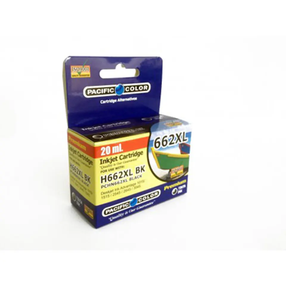 CARTUCHO PACIFIC COLOR H662XL NEGRO COMPATIBLE 23ML 1