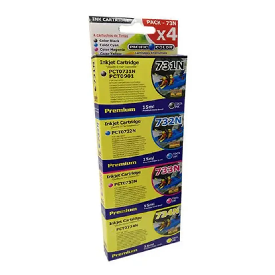 PACK TINTA ALTERNATIVA PACIFIC COLOR T117/732N/733N/734N  1