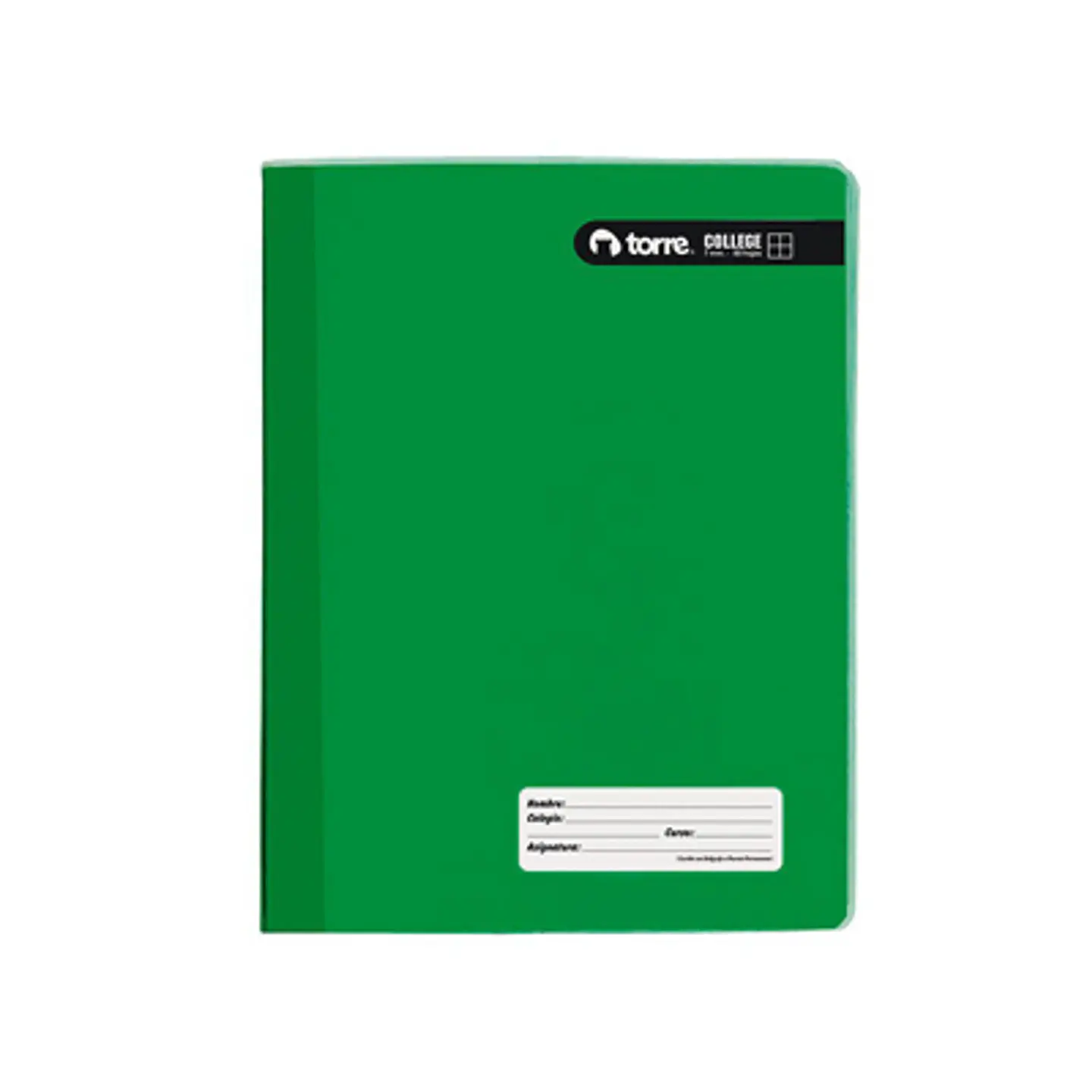 CUADERNO COLLEGE M7 100 HOJAS TORRE LISO CUADRICULADO 7MM 1
