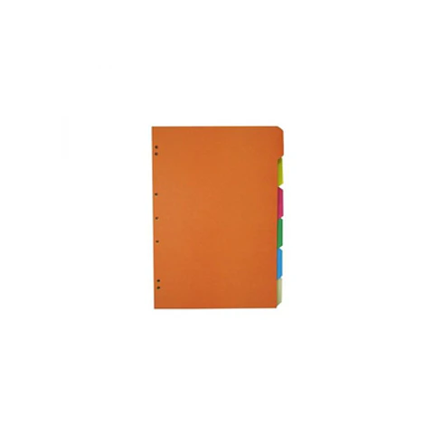 SEPARADOR HALLEY OPACO OFICIO 6 DIVISIONES COLOR SURTIDO