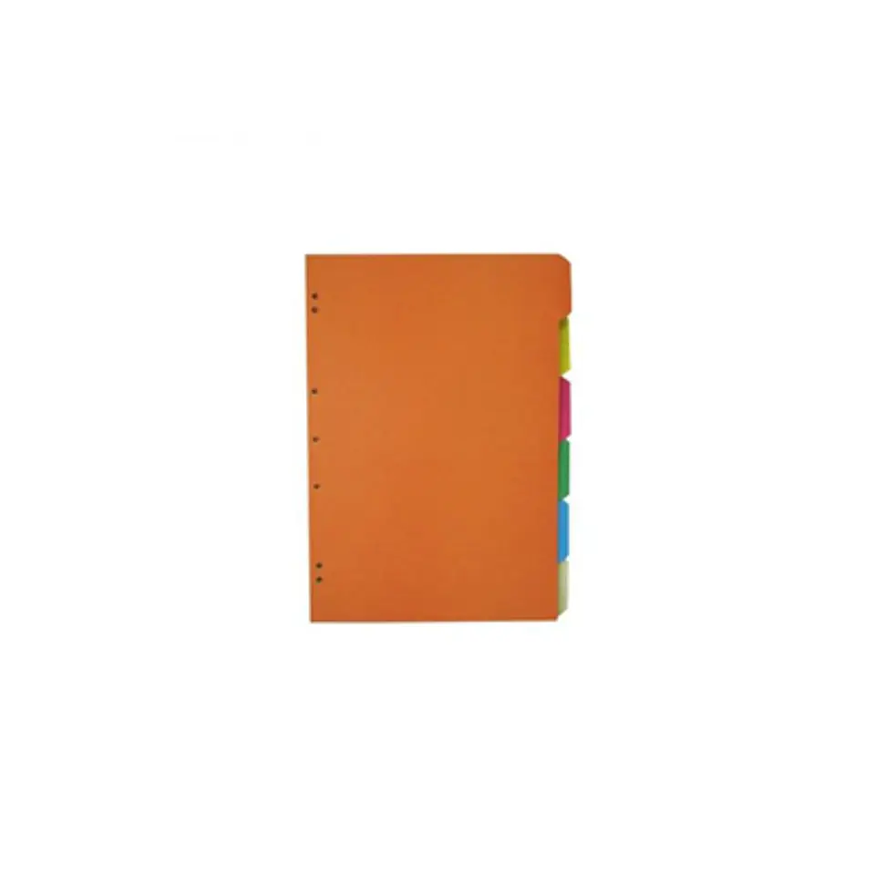 SEPARADOR HALLEY OPACO OFICIO 6 DIVISIONES COLOR SURTIDO 1