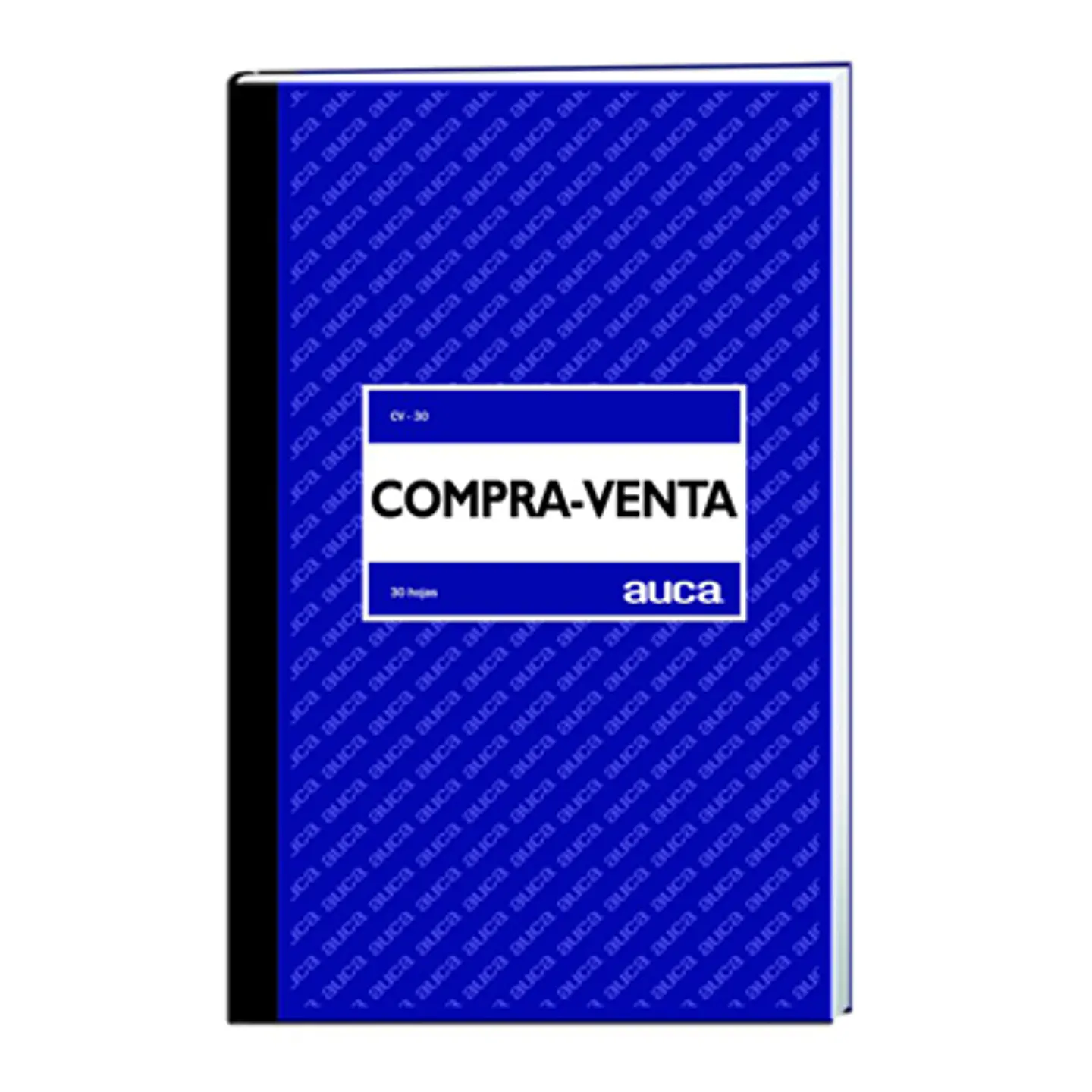 LIBRO COMPRA VENTA AUCA 30 HOJAS COLOR AZUL MODELO CV-30 1