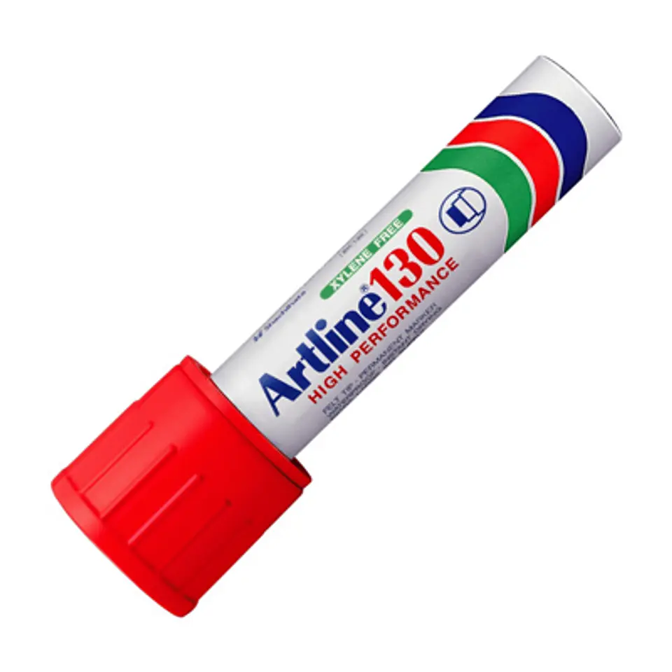 MARCADOR PERMANENTE ARTLINE 30MM EK-130 ROJO Y NEGRO 2