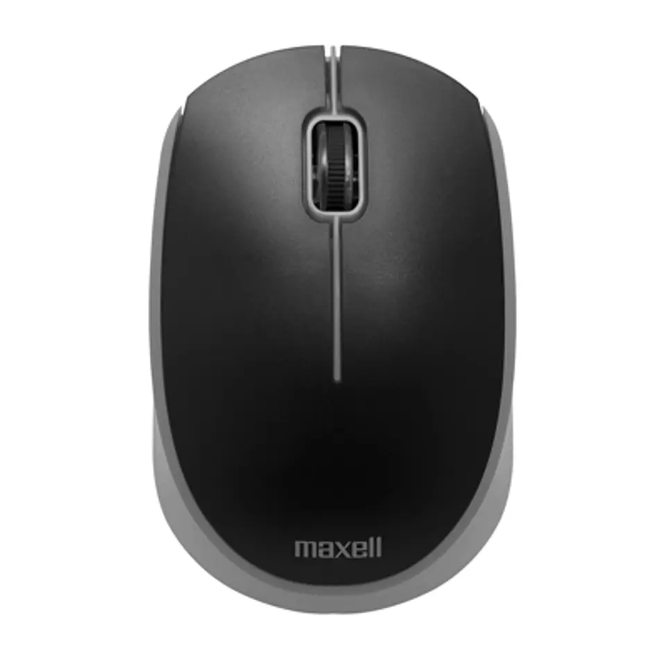MOUSE INALÁMBRICO MAXELL USB NEGRO/GRIS PILA INCLUIDA 2