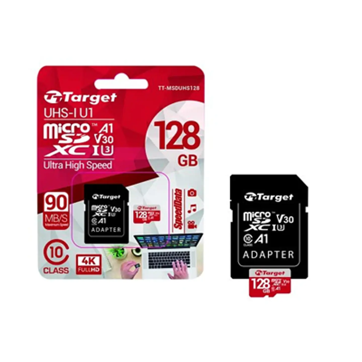 MEMORIA MICRO SD TARGET 128GB XC RÁPIDA Y CONFIABLE 1