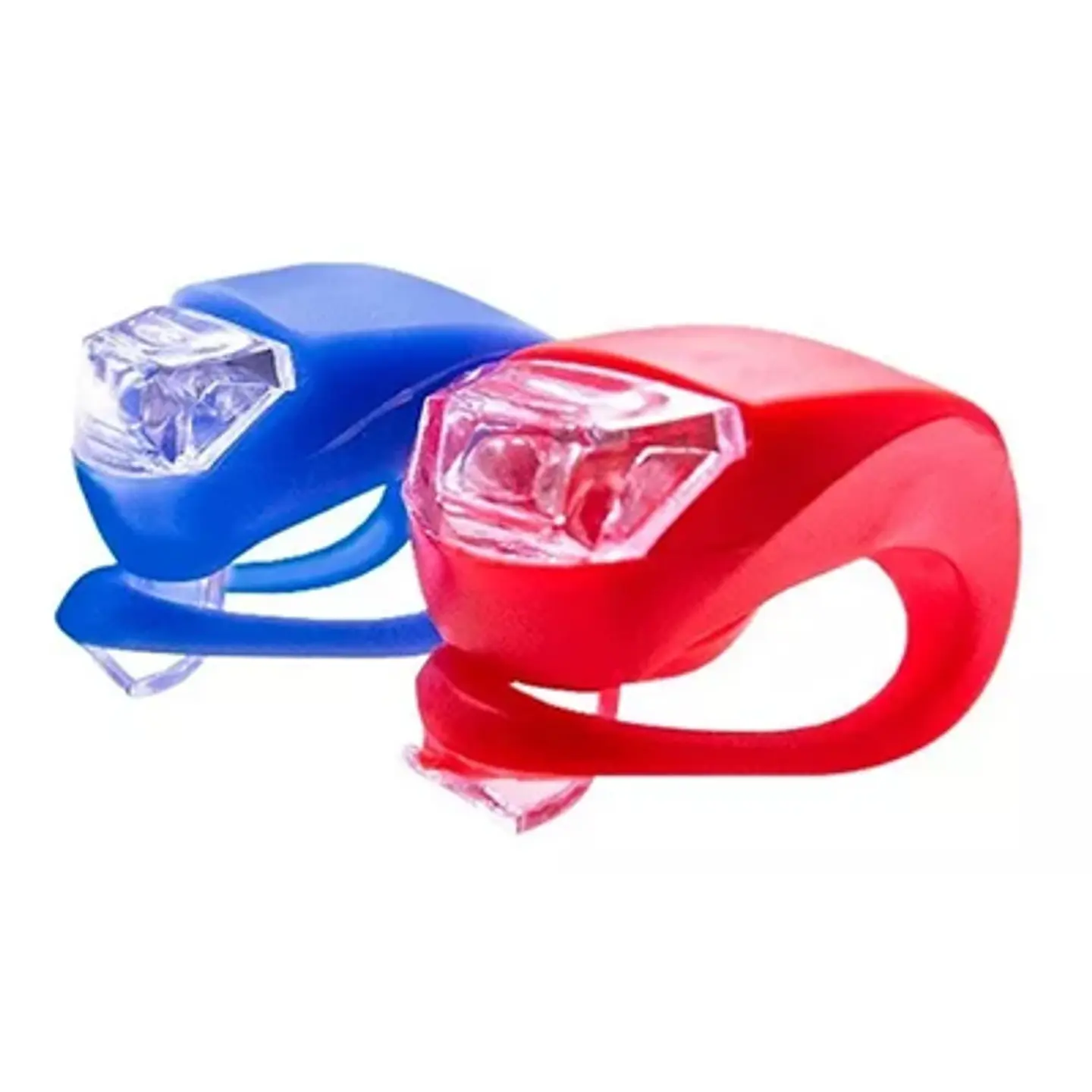 LUZ BICICLETA FRONT/BACK CINCOTECH HJ008-2 LED SILICONA 2