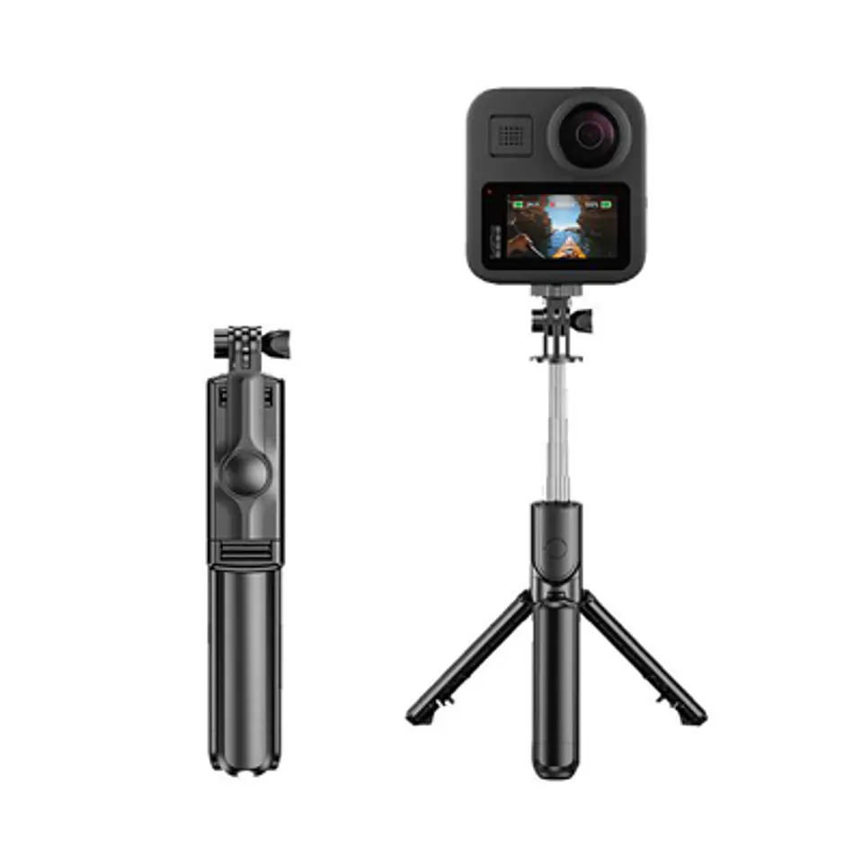 SELFIE STICK TRÍPODE LED BLUETOOTH CON CONTROL REMOTO 2
