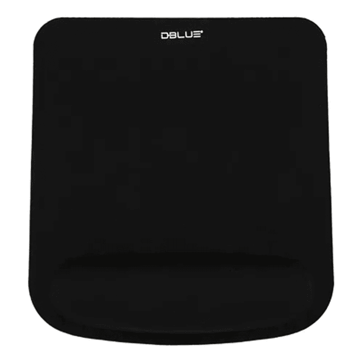 MOUSE PAD GEL APOYA MUÑECA CUADRADO NEGRO 2