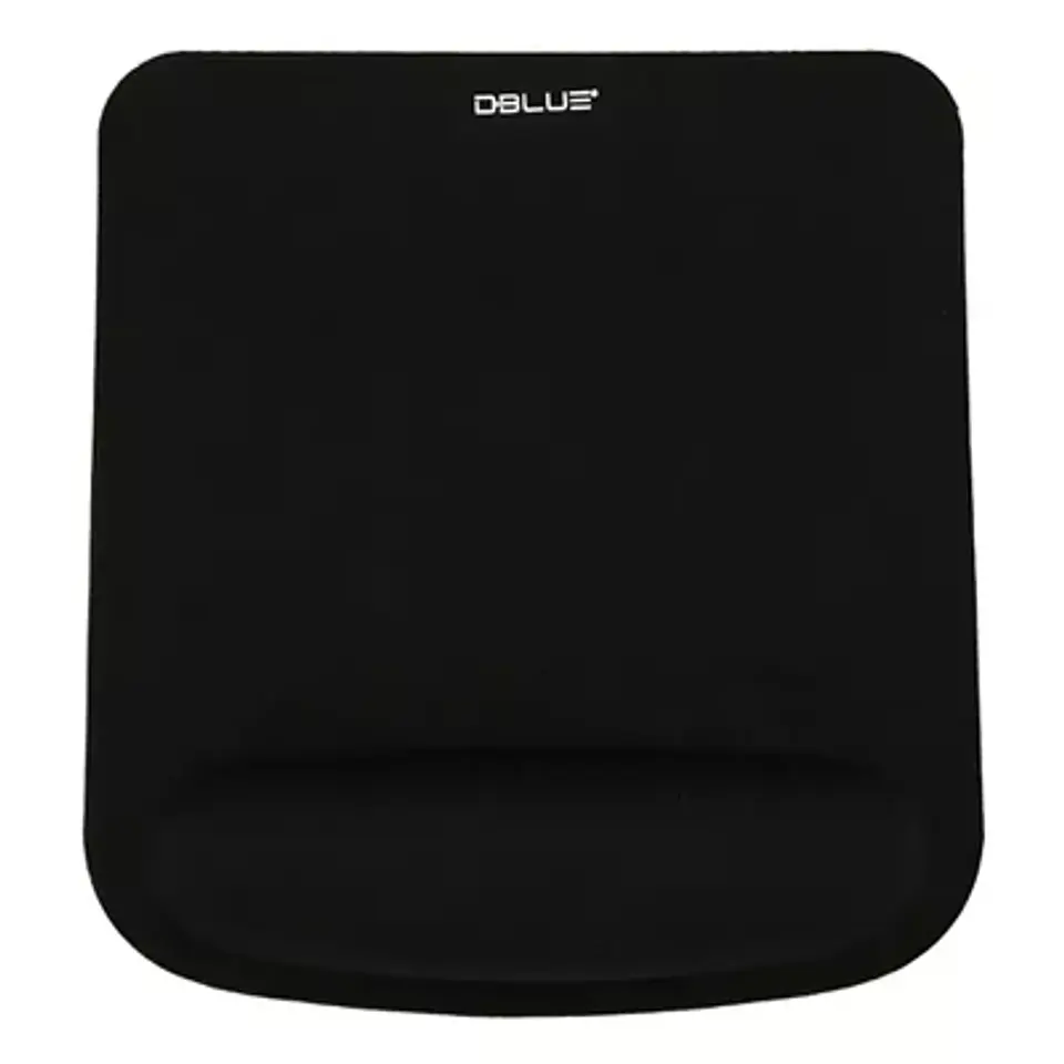 MOUSE PAD GEL APOYA MUÑECA CUADRADO NEGRO 2